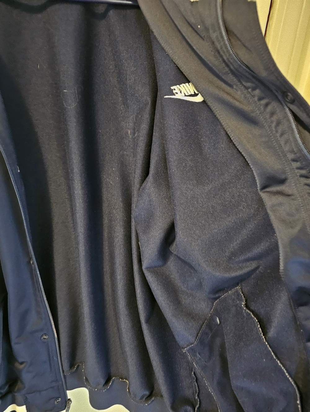 Nike Vintage Lined Track Jacket Blue Mens Size XL - Picture 3 of 8